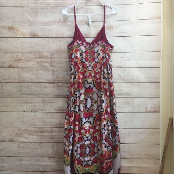 SAKS FIFTH AVENUE THREADS FLORAL MAXI DRESS‎ - Picture 5 of 9